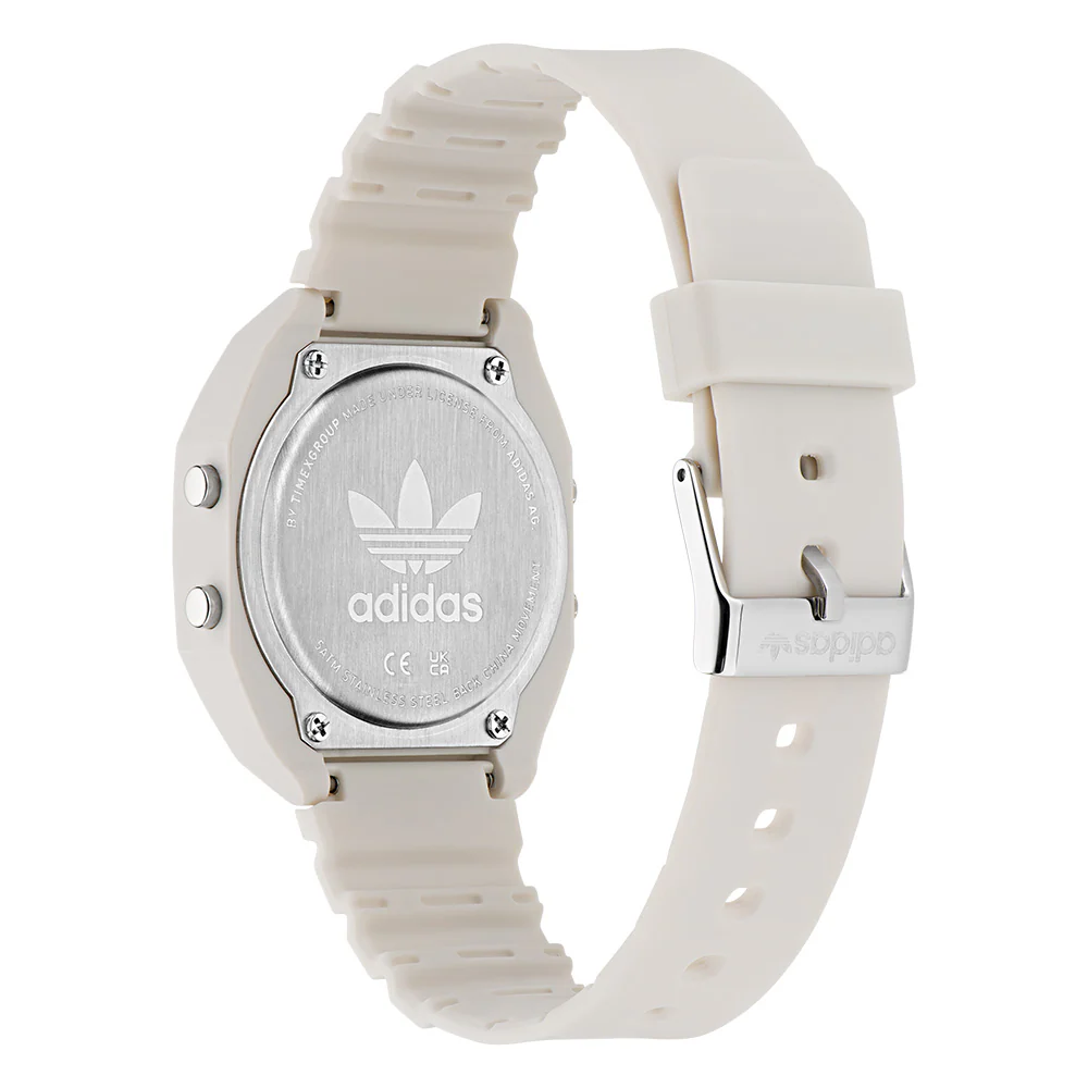 Adidas AOST23557 Digital Two White Resin Unisex Watch - Image 4