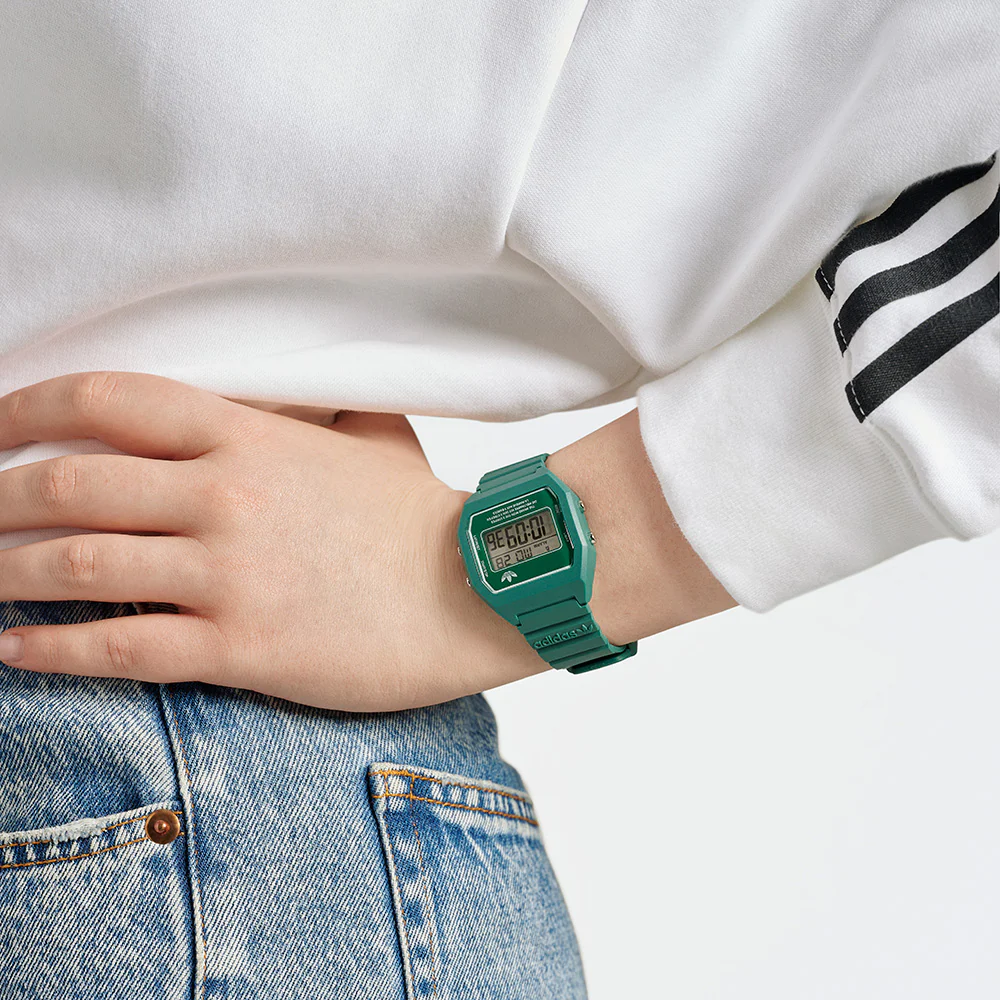 Adidas AOST23558 Digital Two Green Resin Unisex Watch - Image 5