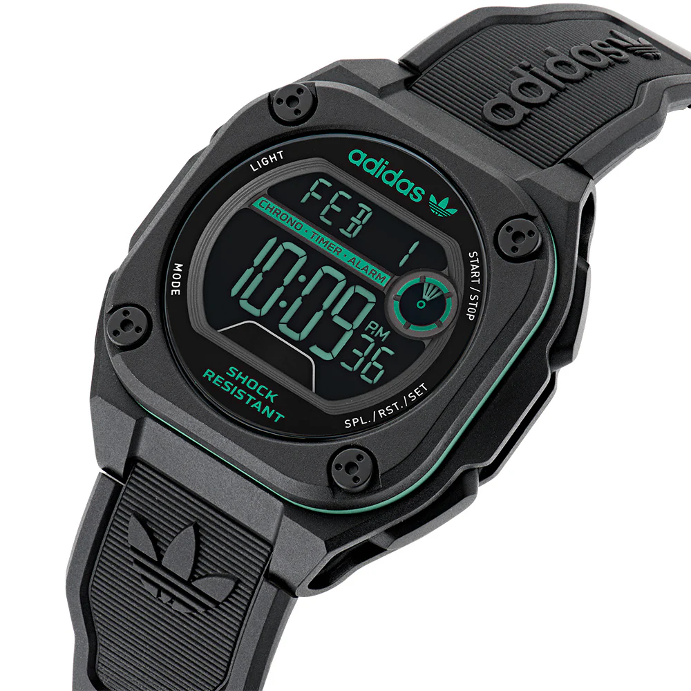 Adidas AOST23569 City Tech Two Black Tone Mens Watch - Image 2