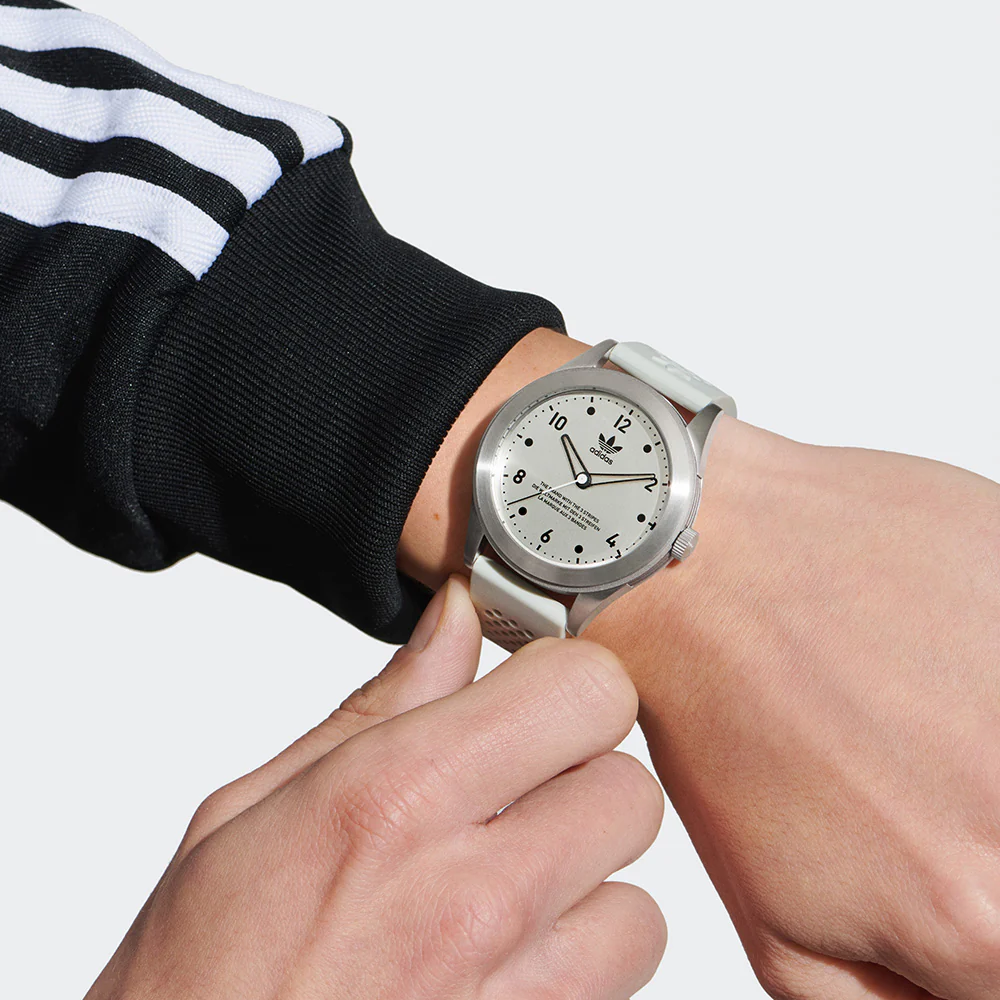 Adidas AOSY23033 Code Three Grey Silicone Womens Watch - Image 6