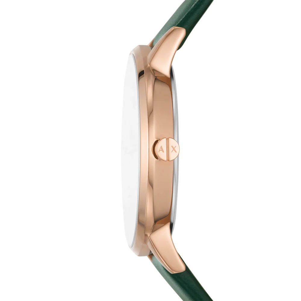 Armani Exchange AX5577 Lola Green Leather Womens Watch - Image 2