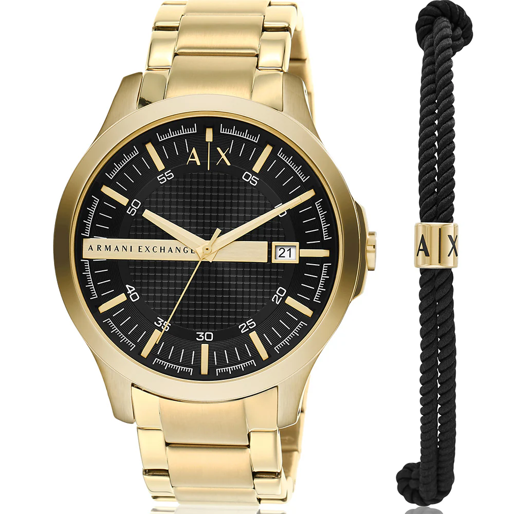 Armani Exchange AX7124 Hampton Watch & Jewellery Gift Set - Image 2