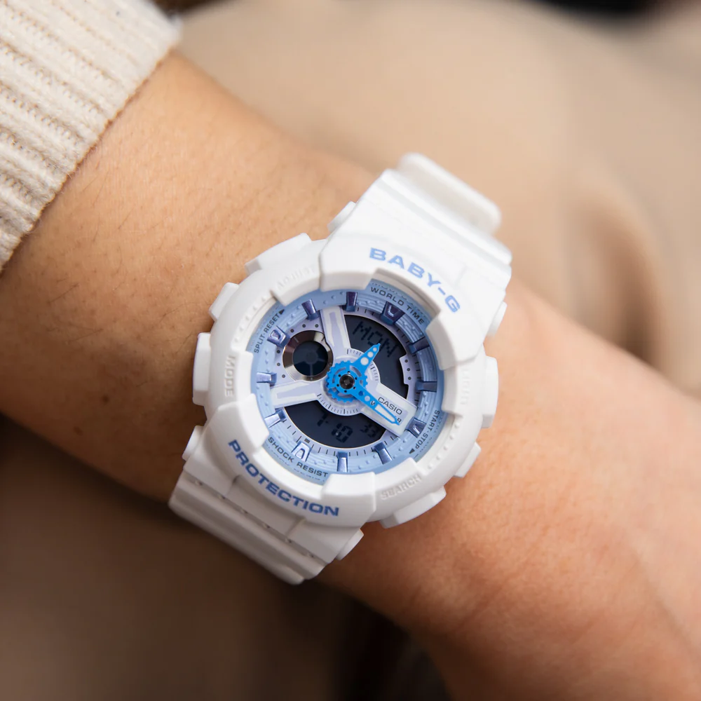 Baby-G BA110XBE-7A Blue and White  Ladies Watch - Image 2