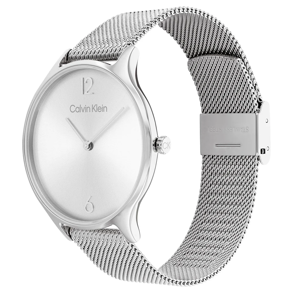 Calvin Klein 25200001 Timeless Mesh Womens Watch - Image 2