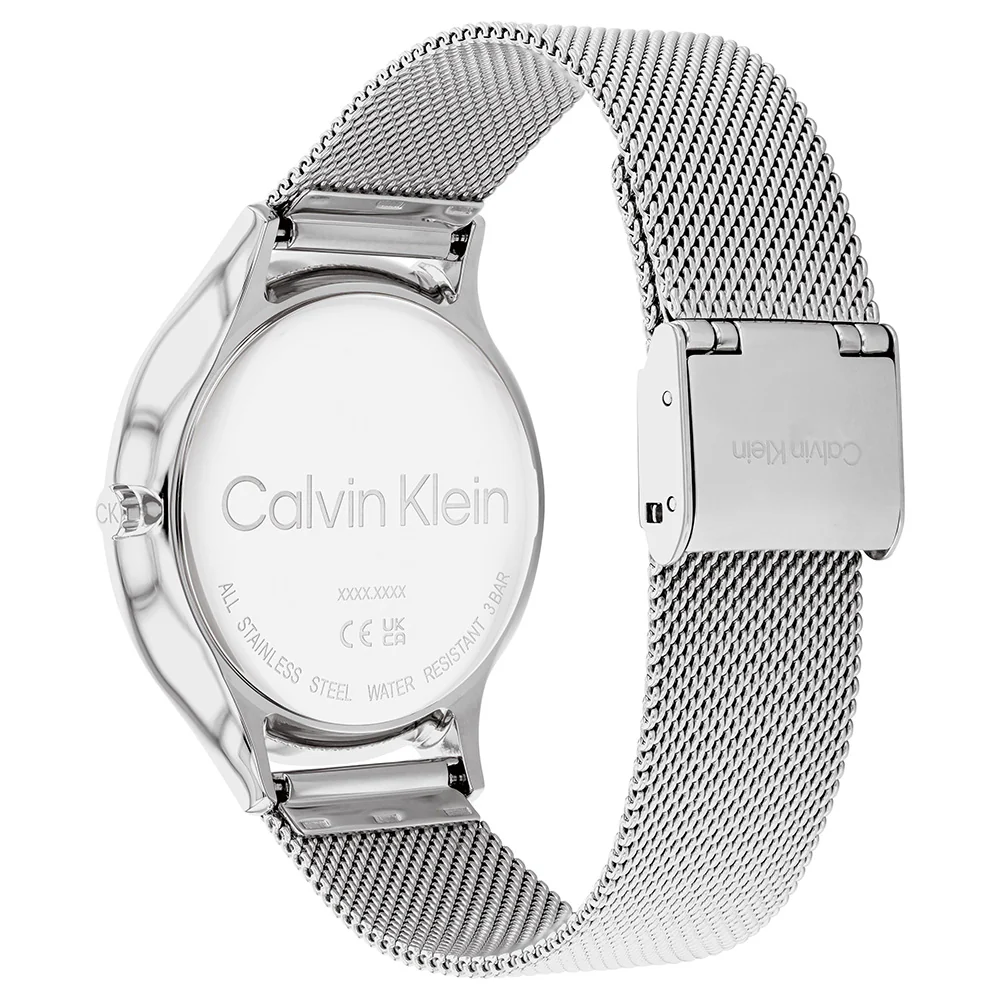Calvin Klein 25200001 Timeless Mesh Womens Watch - Image 3