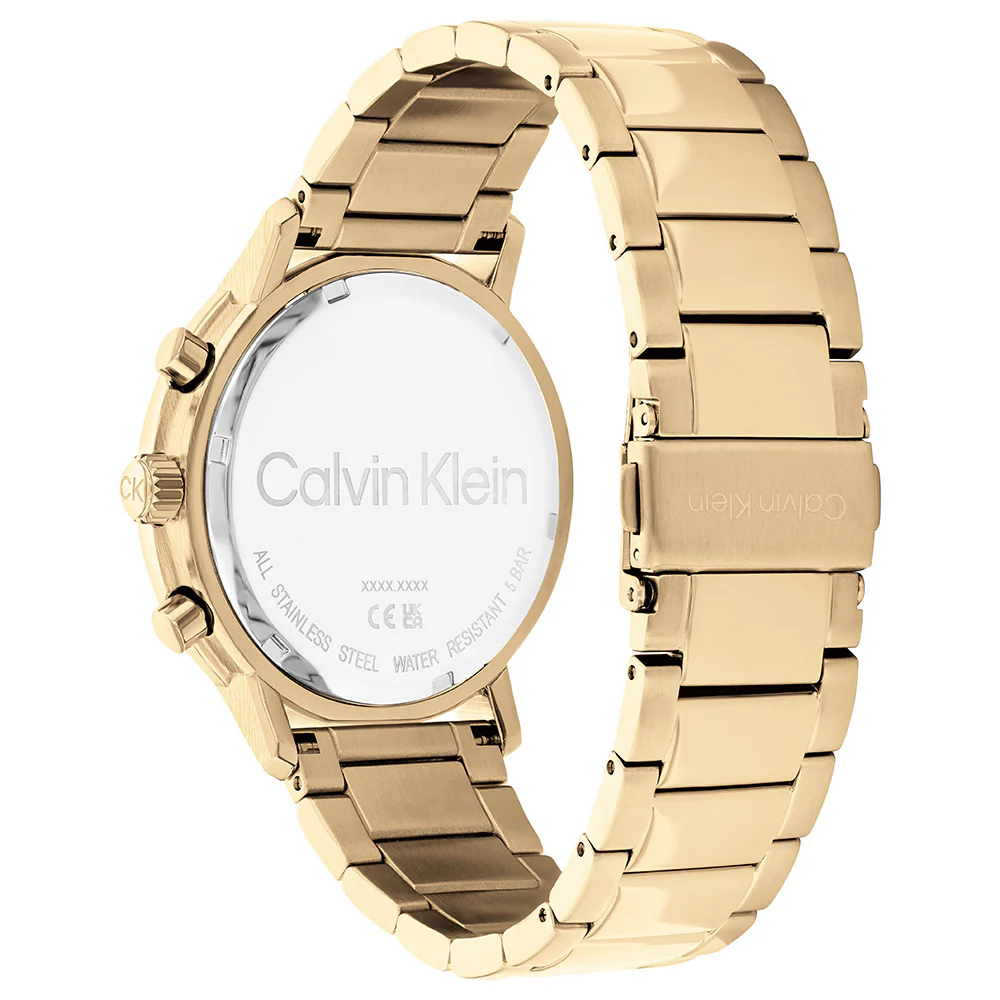 Calvin Klein 25200065 Gauge Gold Tone Mens Watch - Image 3