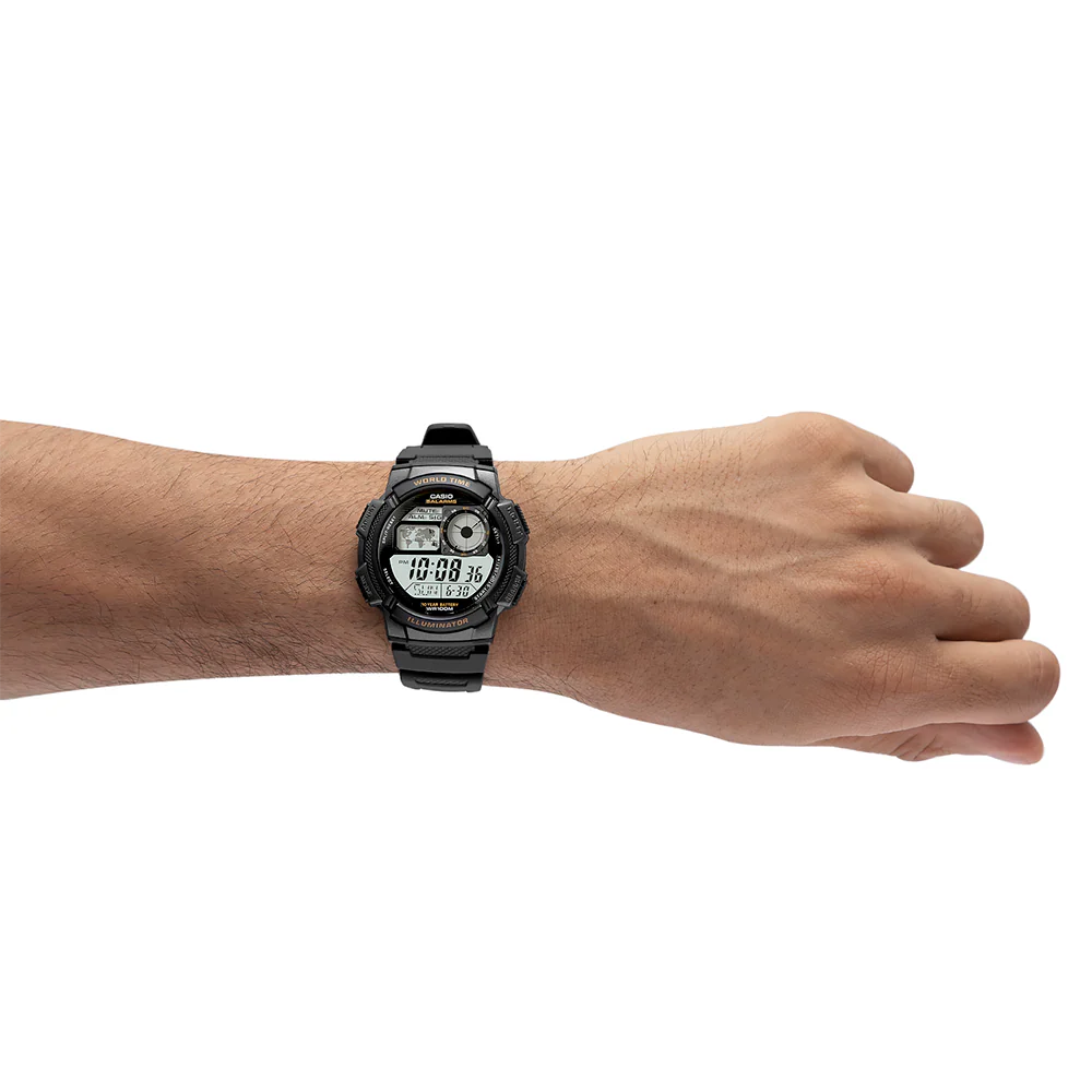 Casio AE1000W-1A World Time Watch - Image 2