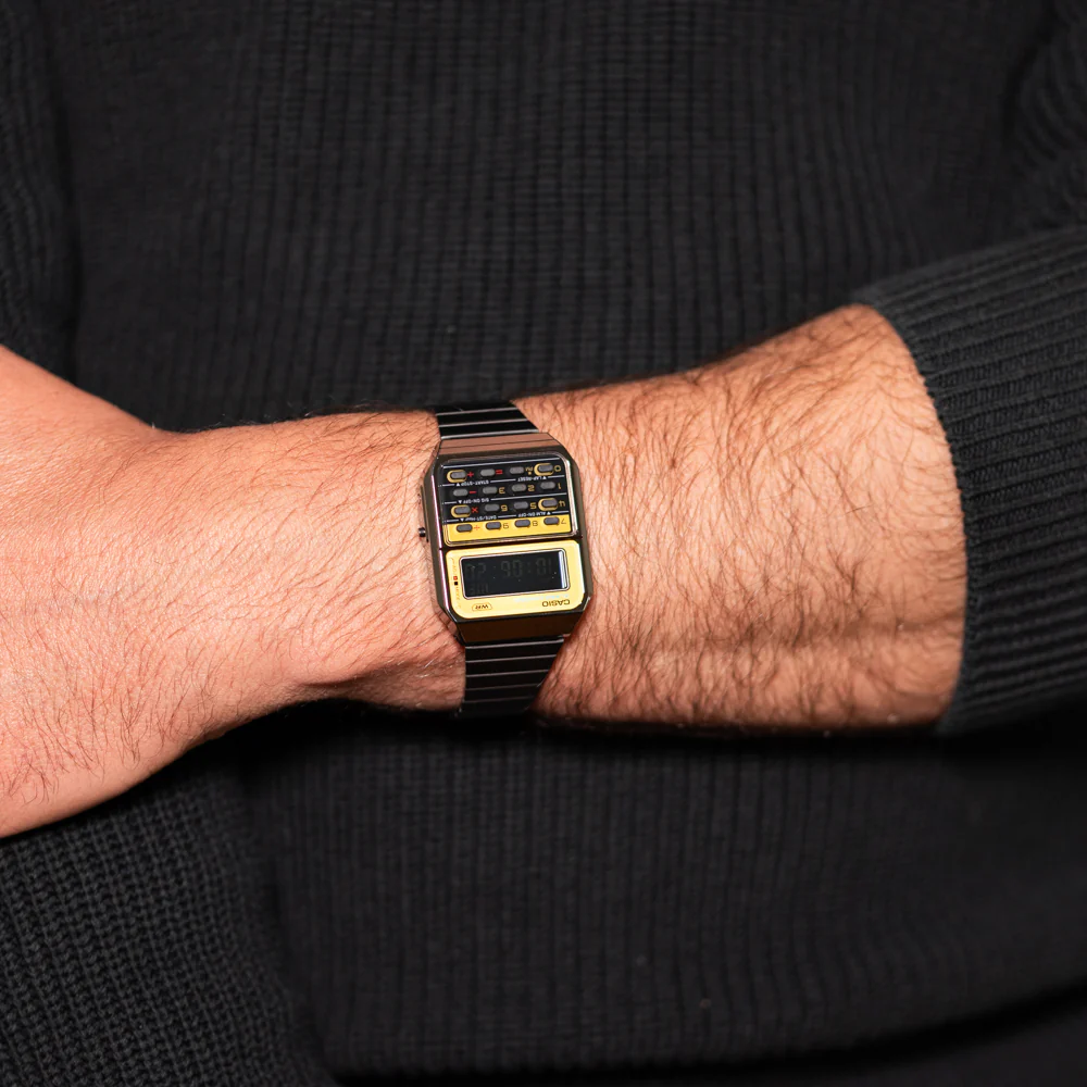 Casio CA500WEGG-9B Vintage Calculator Watch - Image 2