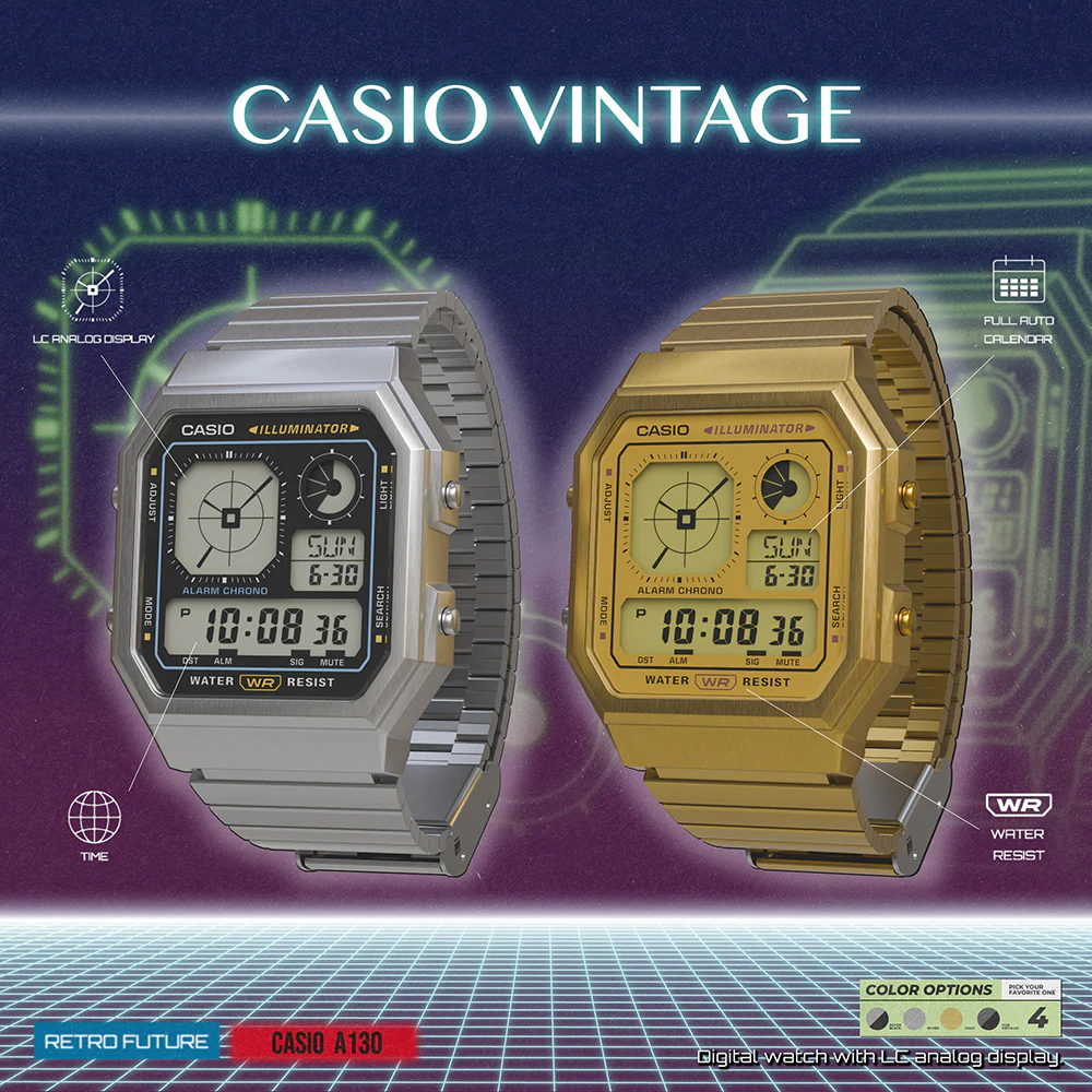 Casio Vintage Digital A130WE-1A - Image 4