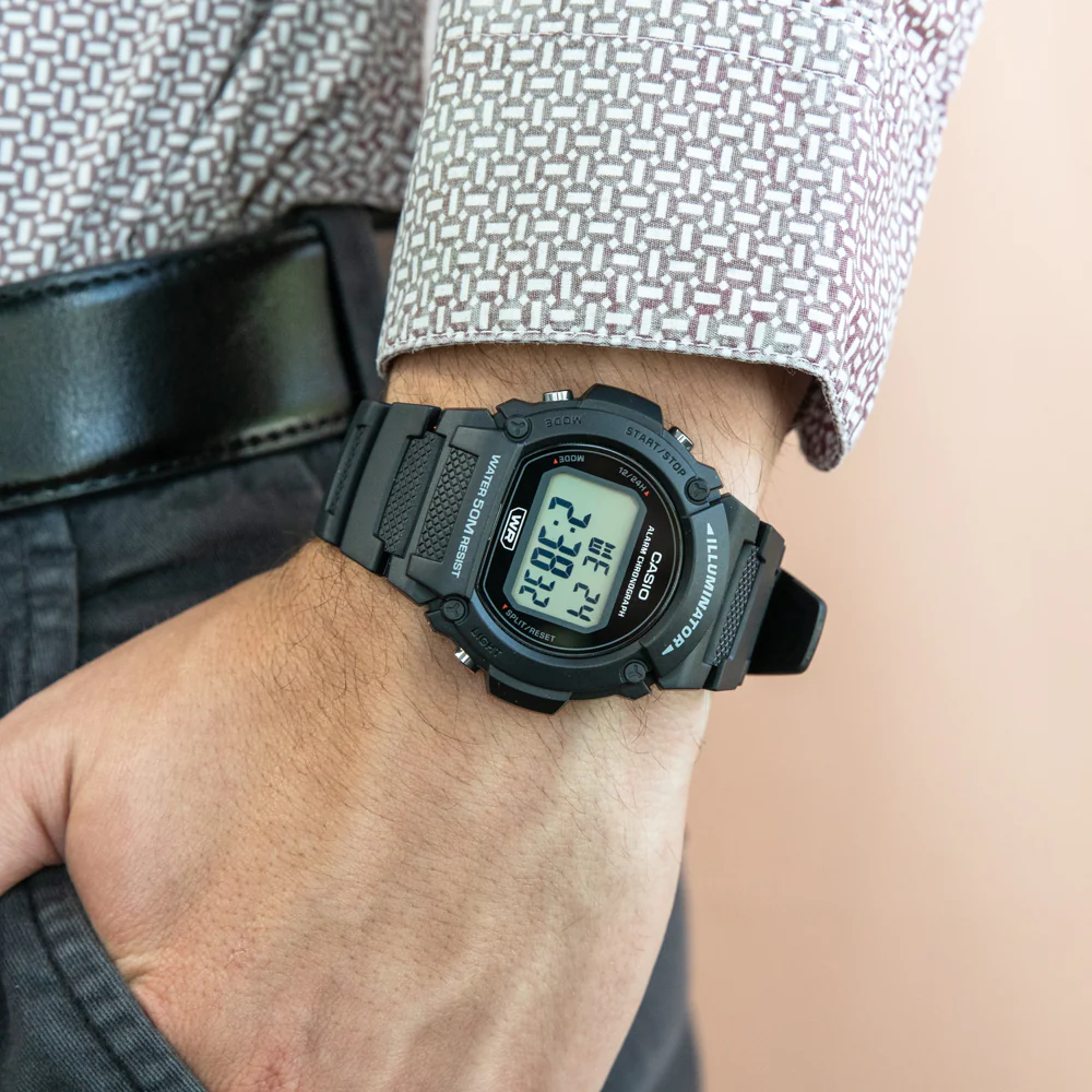 Casio W219H-1 Sports Digital Watch - Image 2