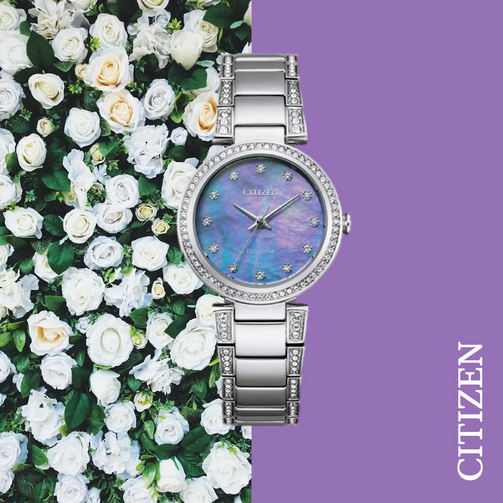 Citizen Eco-Drive Silver EM0840-59N Womens Watch - Image 2