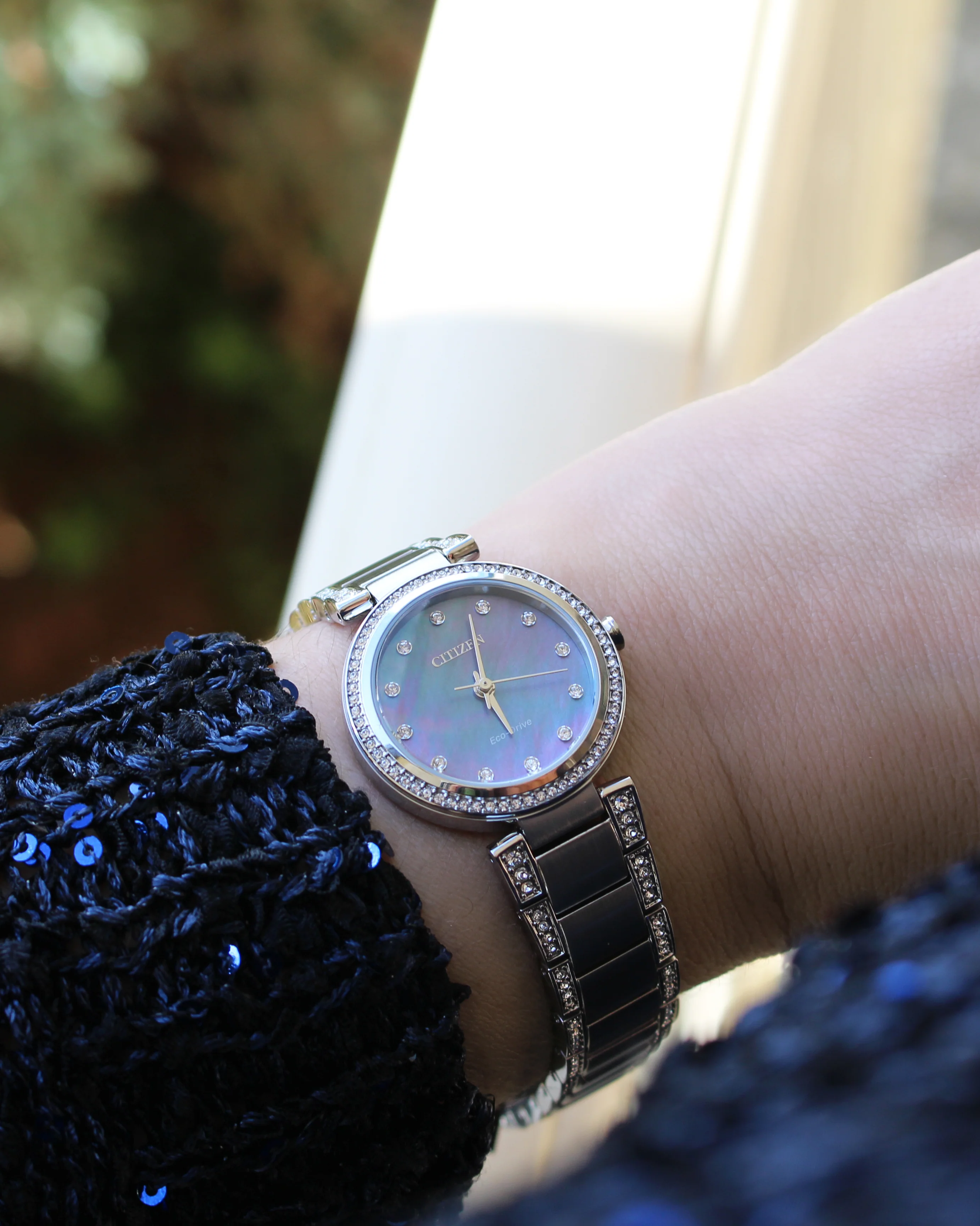 Citizen Eco-Drive Silver EM0840-59N Womens Watch - Image 3