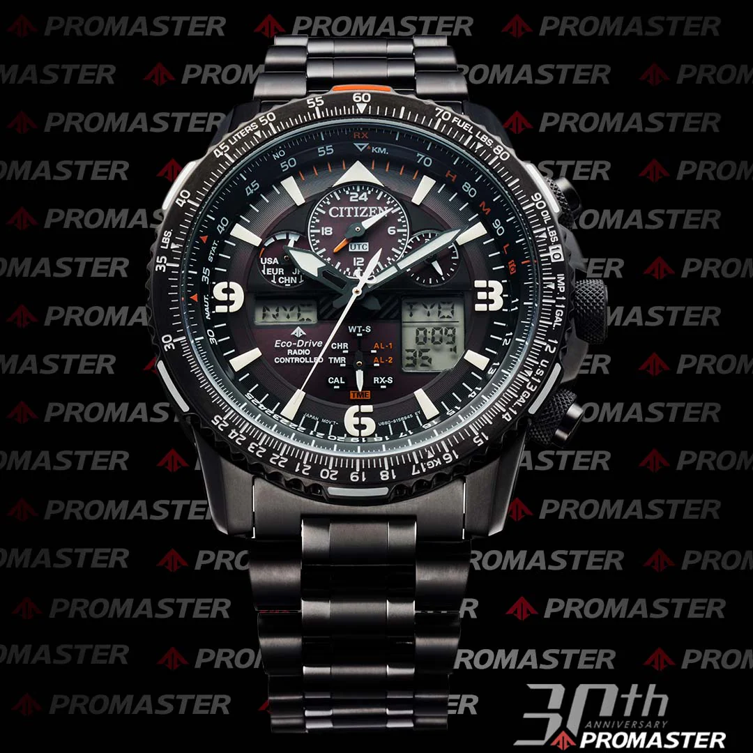 Citizen Promaster Sky JY8085-81E Black Stainless Steel Mens Watch - Image 3