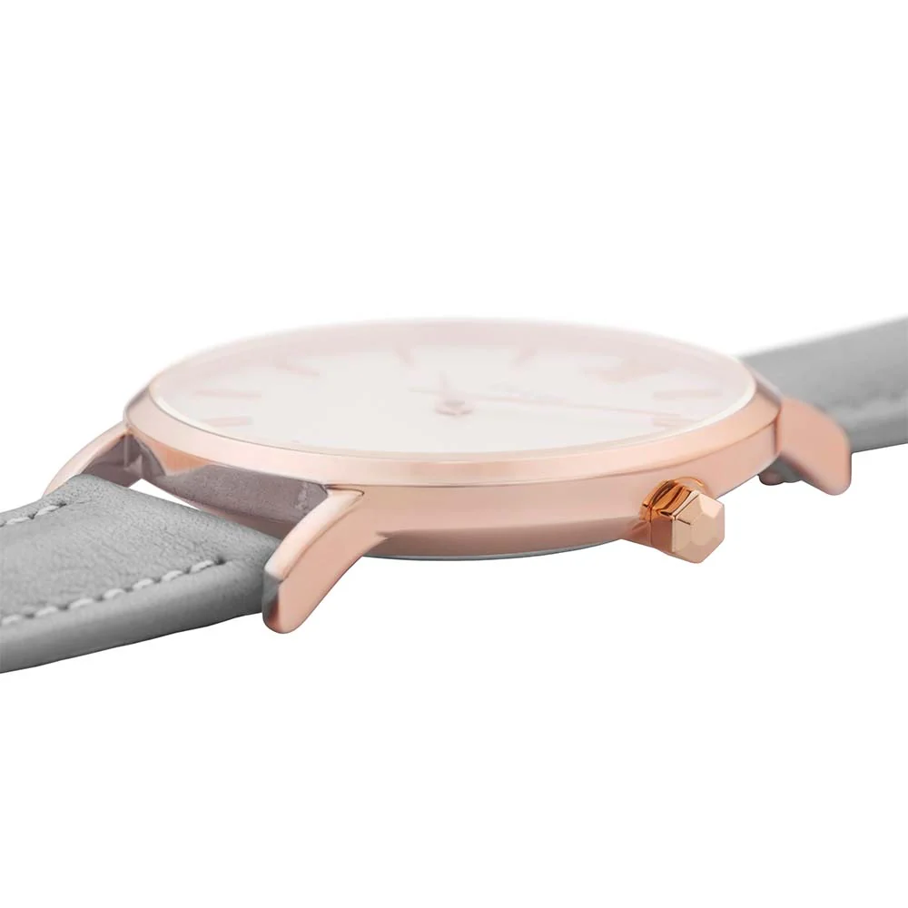 Cluse CW0101203010 Minuit Grey Leather Womens Watch - Image 3