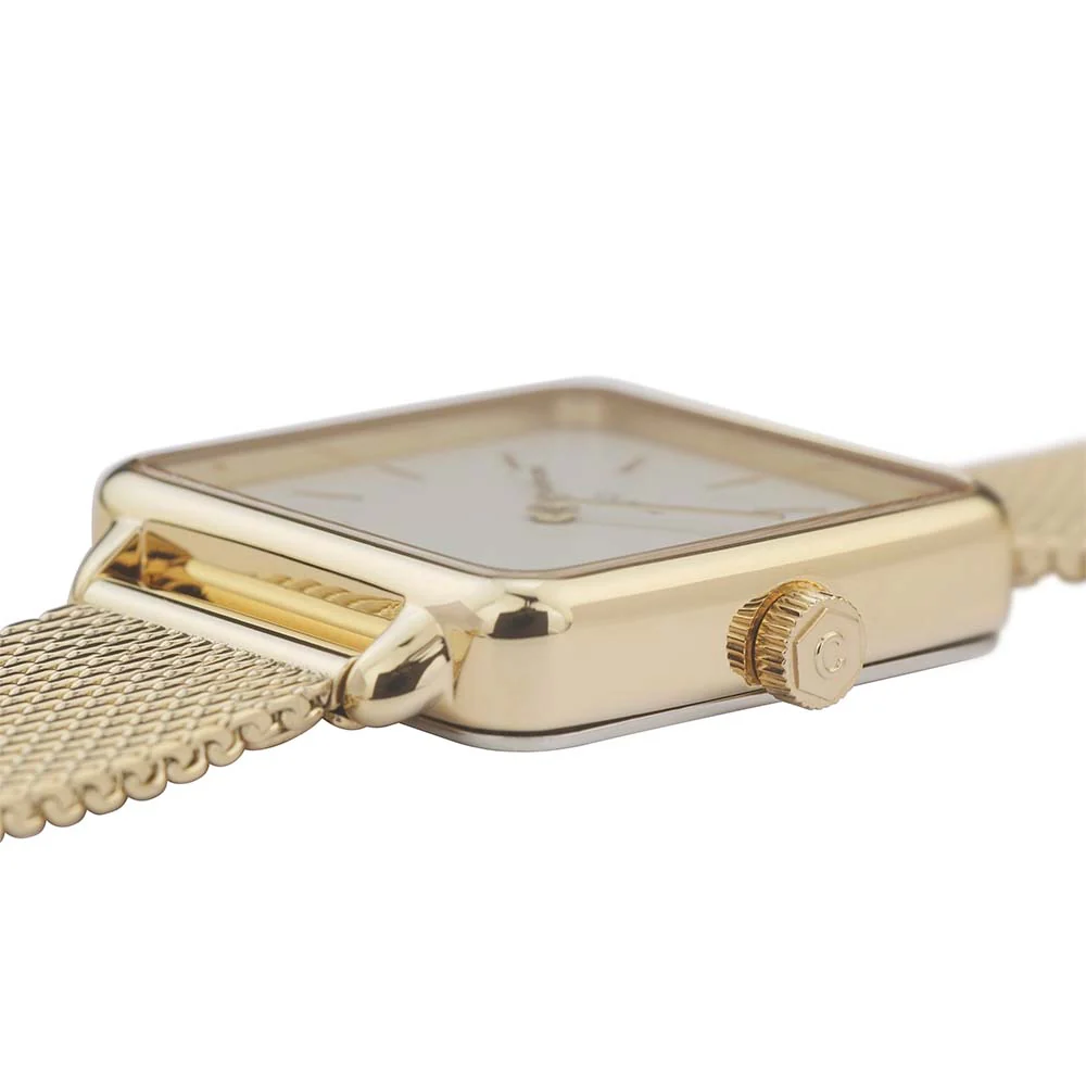 Cluse CW0101207002 La Tetragone Gold Tone Mesh Womens Watch - Image 3