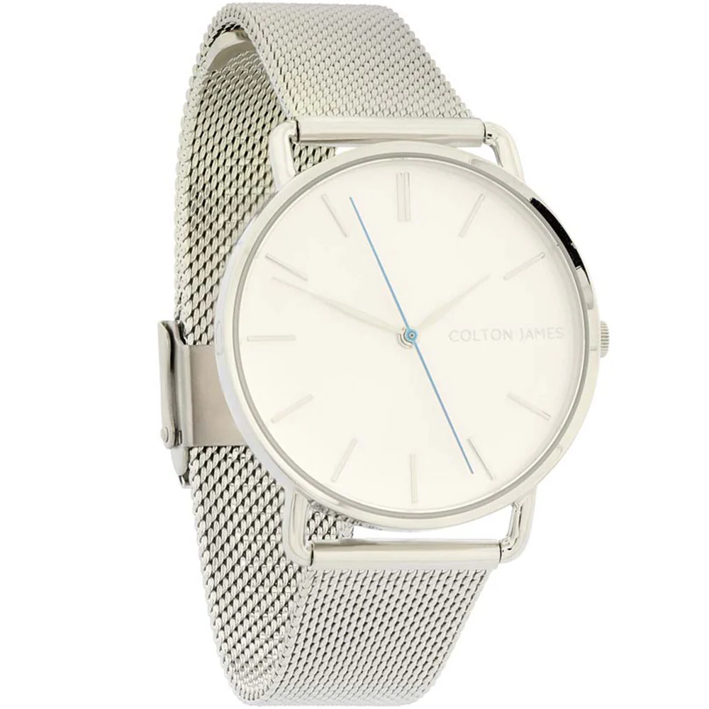 Colton James Eclipse Classic White Dial Silver Womans Watch - Image 2
