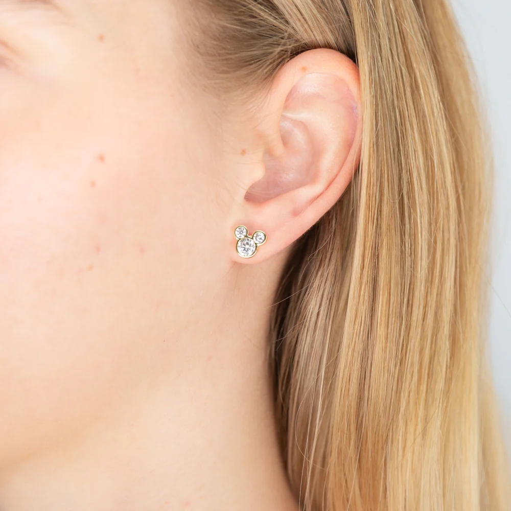 Couture Kingdom Disney Mickey Mouse Crystal Stud Earrings - Image 2