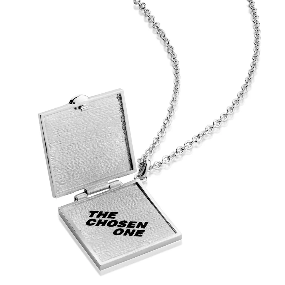 Couture Kingdom Disney Pixar Toy Story White Gold Plated Pizza Planet Pizza Box Pendant On Chain - Image 2