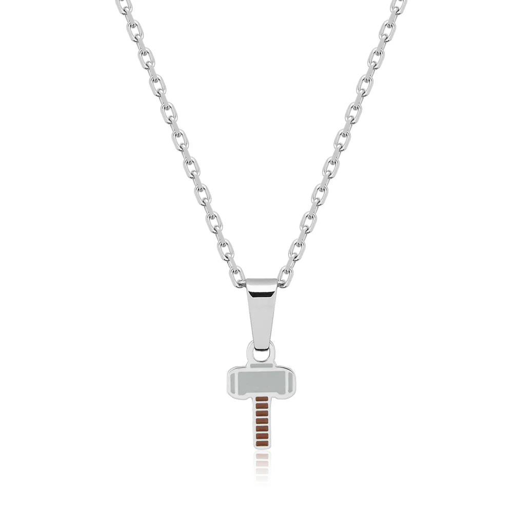 Couture Kingdom Disney Stainless Steel Thor Pendant On Chain - Image 2