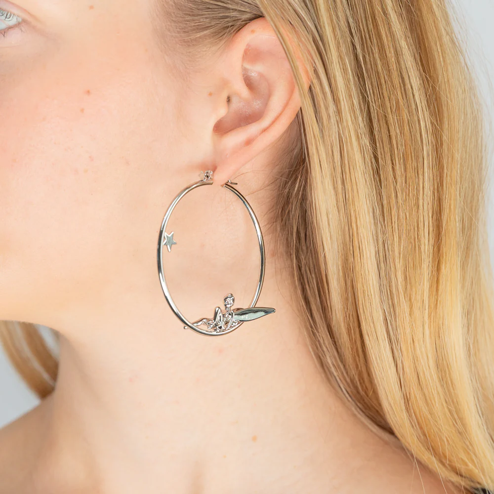Couture Kingdom Disney Tinkerbell Hoop Earrings - Image 2