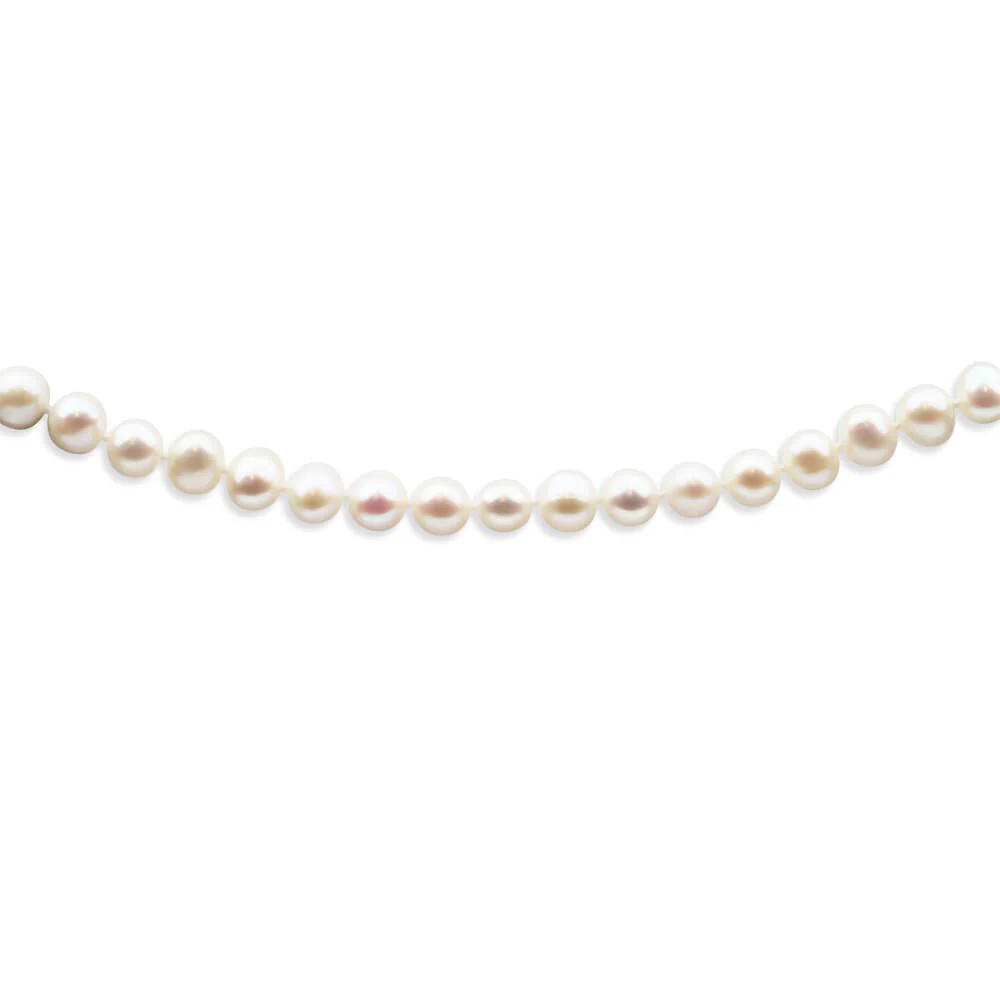 Cream Freshwater 45cm Pearl Necklace - Image 2