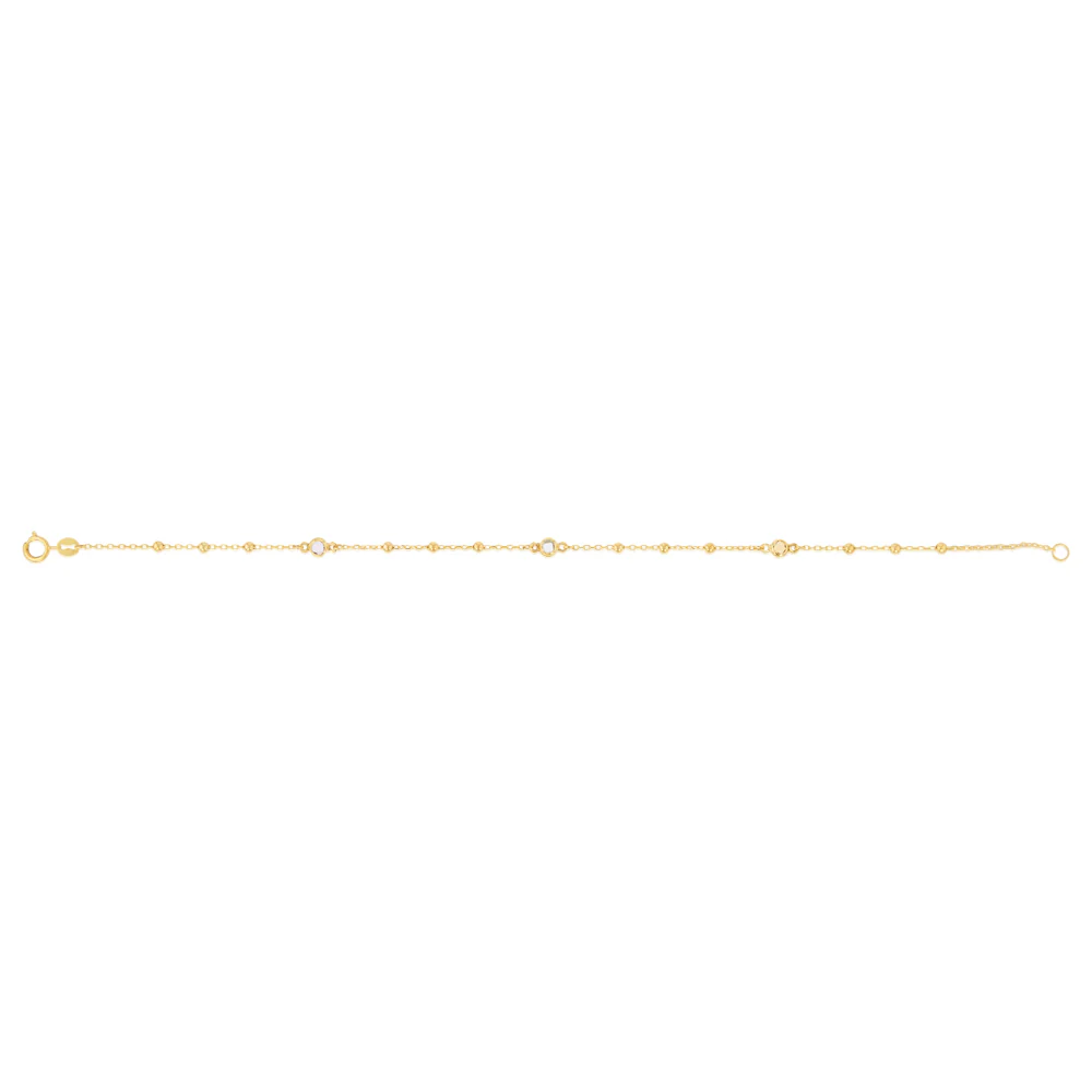 Cubic Zirconia Fancy Bracelet in 9ct Yellow Gold - Image 2