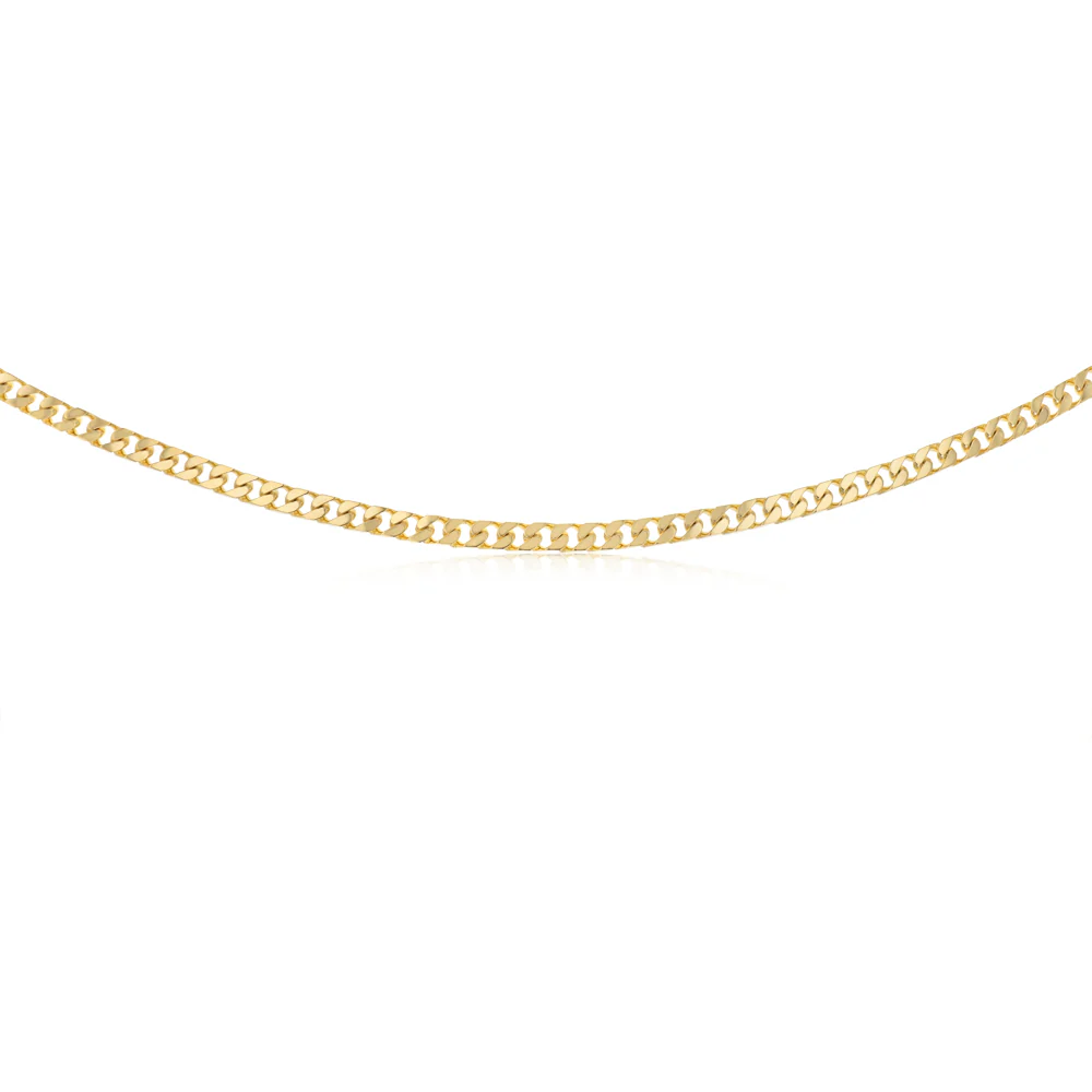 Curb 55cm Chain in 9ct Yellow Gold - Image 2