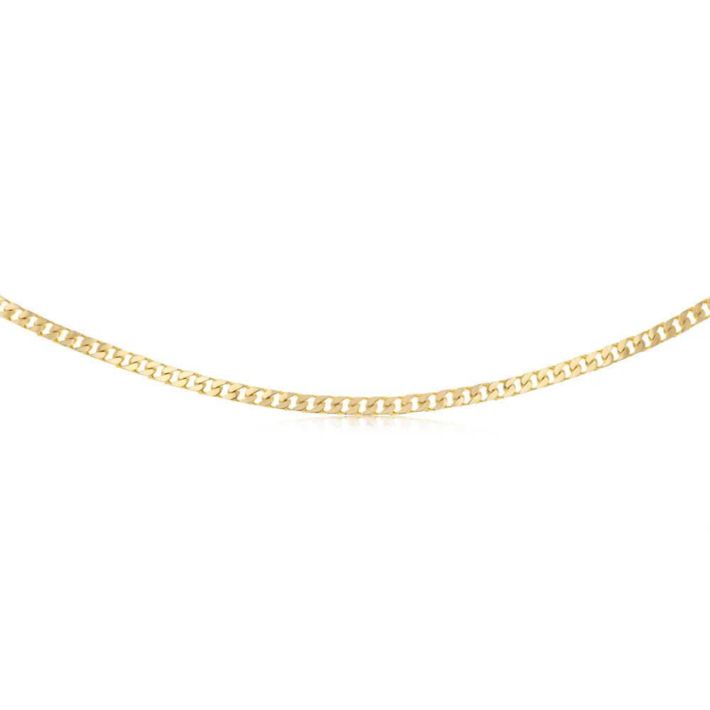 Curb 60cm Chain in 9ct Yellow Gold - Image 2