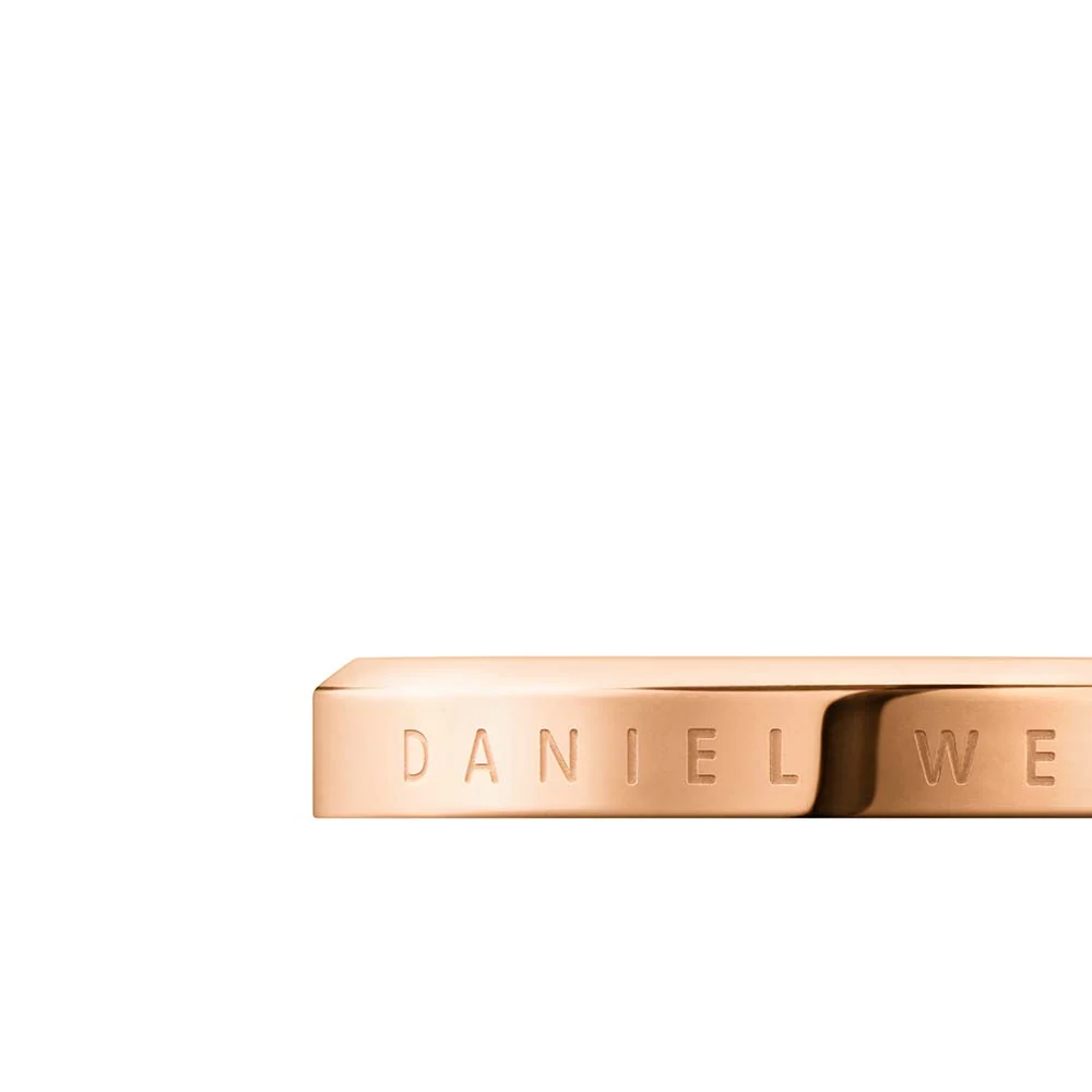 Daniel Wellington Rose Gold Plated Stainless Steel Classic Ring Size "N" - Image 3