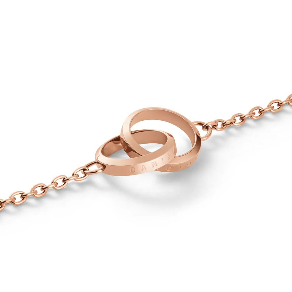 Daniel Wellington Rose Gold Plated Stainless Steel Elan Unity 165mm Bracelet - Image 2