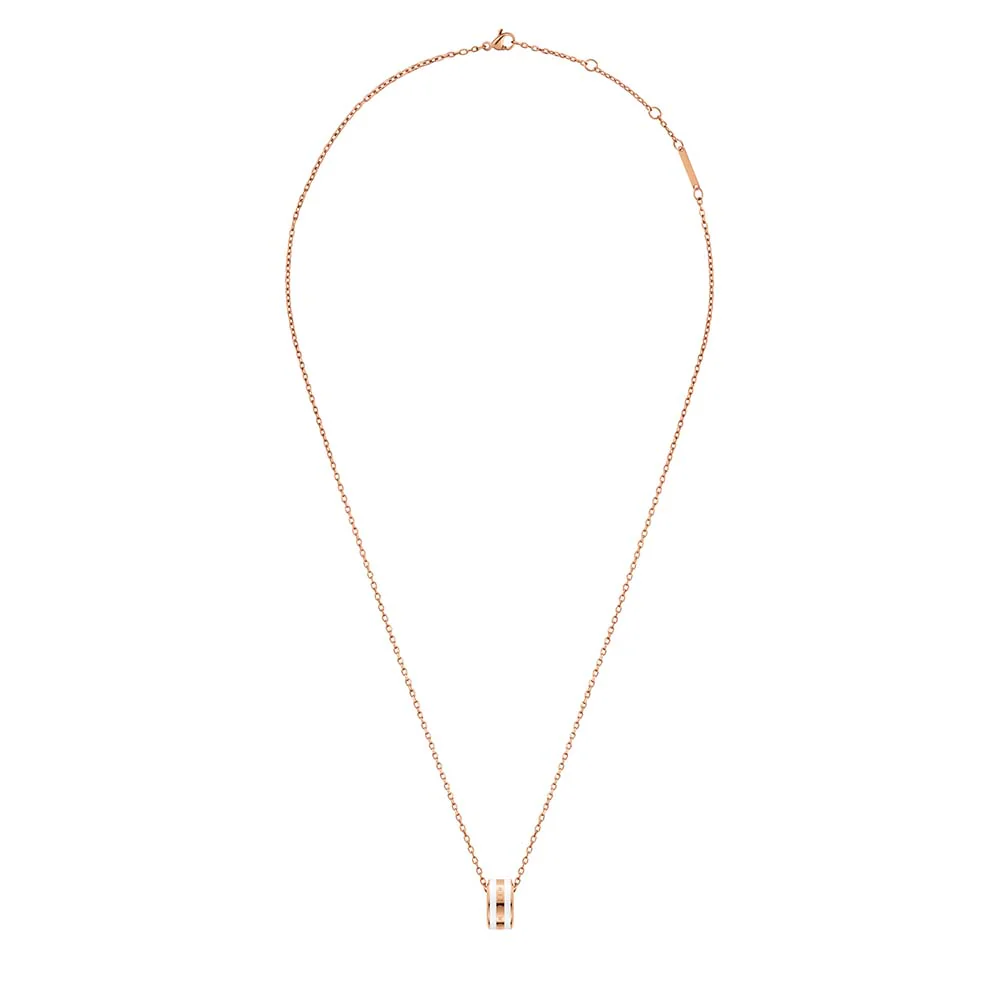 Daniel Wellington Two Tone Rose Gold And Stainless Steel Emalie 45cm Chain - Image 2