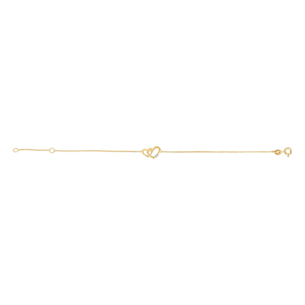 Diamond Bracelet in 9ct Yellow Gold - Image 2