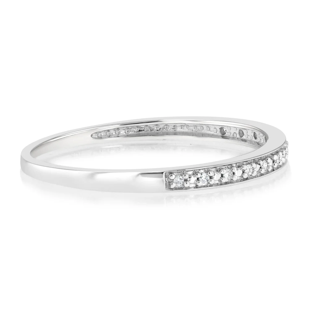 Diamond Eternity Ring in 10ct White Gold - Image 2