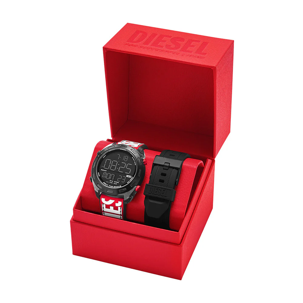 Diesel DZ2164SET Crusher Digital Mens Watch with Extra Band - Image 5