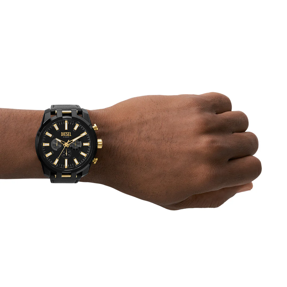 Diesel DZ4610 Split Black Silicone Mens Watch - Image 4