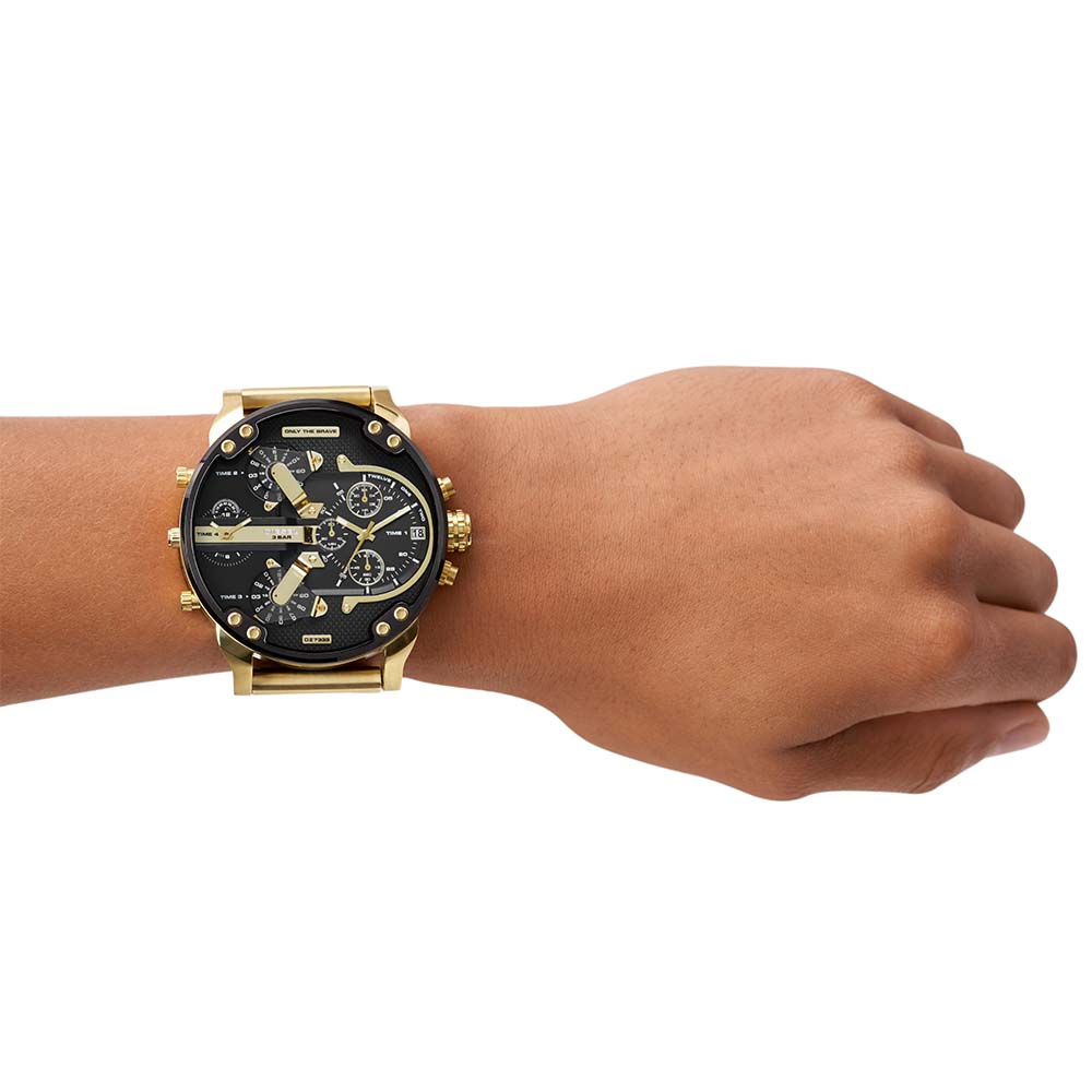 Diesel Mr Daddy 2.0 DZ7333  Mens Gold Watch - Image 4
