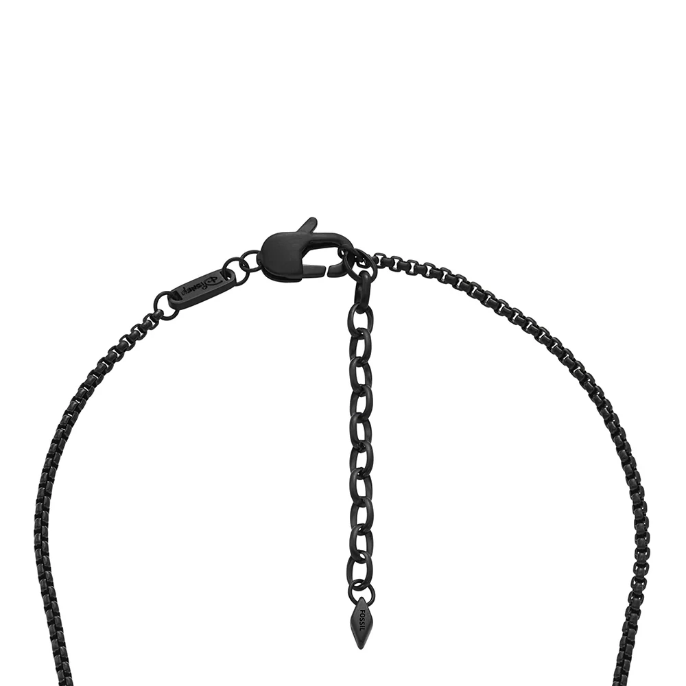Disney Mickey Mouse Black Tone Stainless Steel Dog Tag Pendant On Chain 100th Disney Anniversary - Image 4