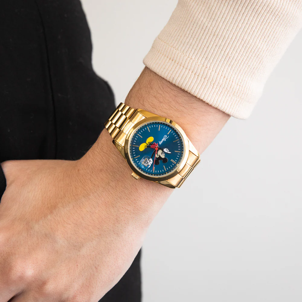 DISNEY TA45704 Mickey Mouse Gold Tone Watch - Image 3