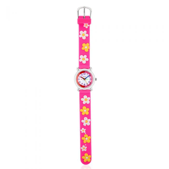 ECC Kids Flowers Pink Strap Watch - Image 2