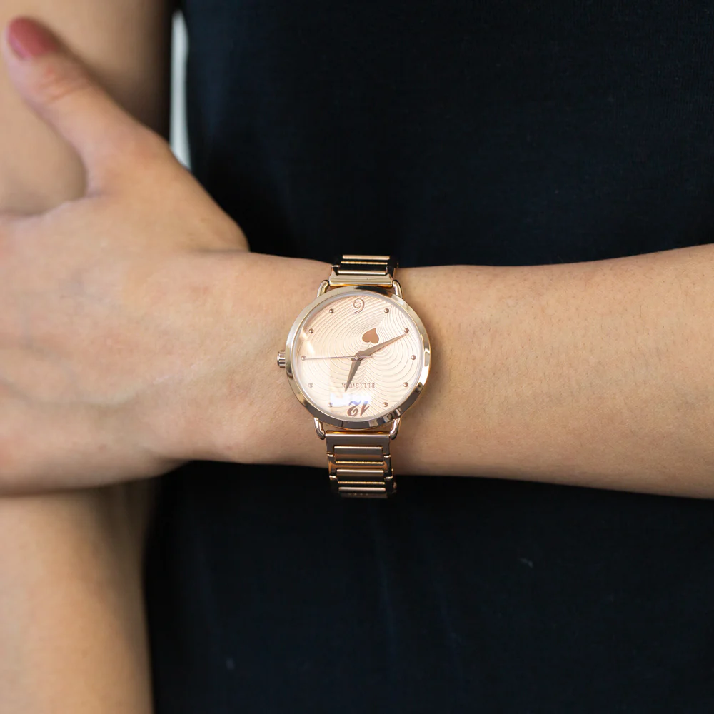 Ellis & Co 'Milana' Rose Gold Plated Women's watch - Image 2