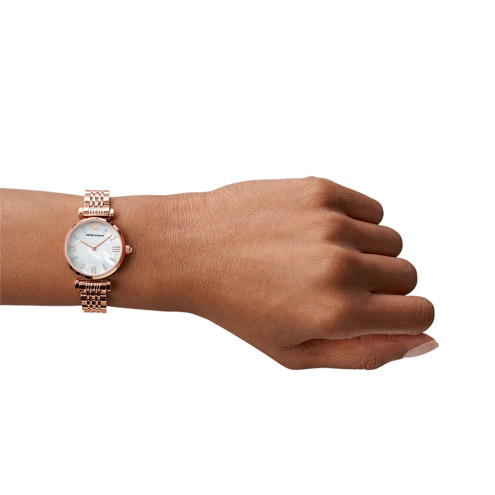 Emporio Armani AR11316 Rose Gold Ladies Watch - Image 3