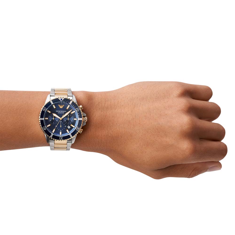 Emporio Armani AR11362 Two Tone Mens Watch - Image 4