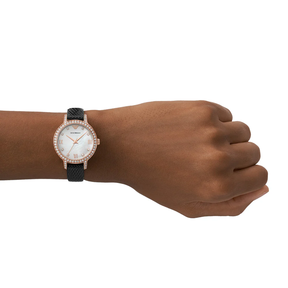Emporio Armani AR11485 Cleo Stone Set Womens Watch - Image 4