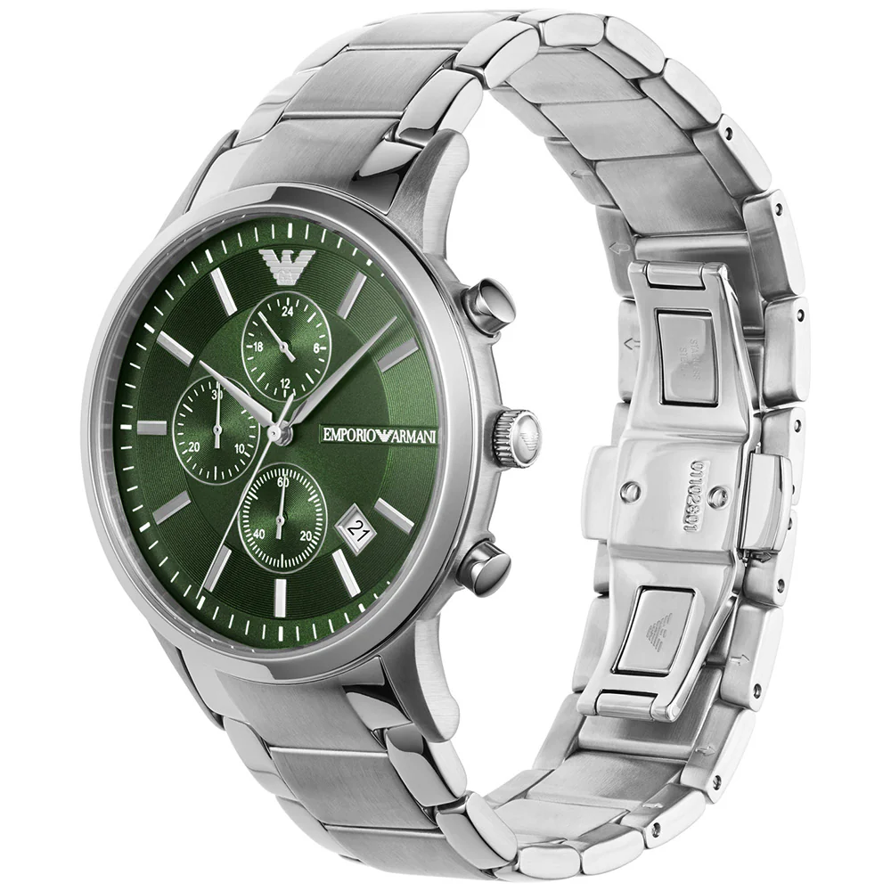 Emporio Armani AR11507 Renato Stainless Steel Mens Watch - Image 2