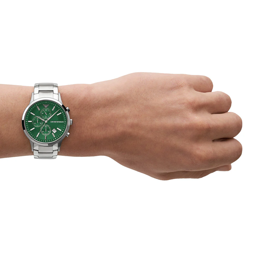 Emporio Armani AR11507 Renato Stainless Steel Mens Watch - Image 5