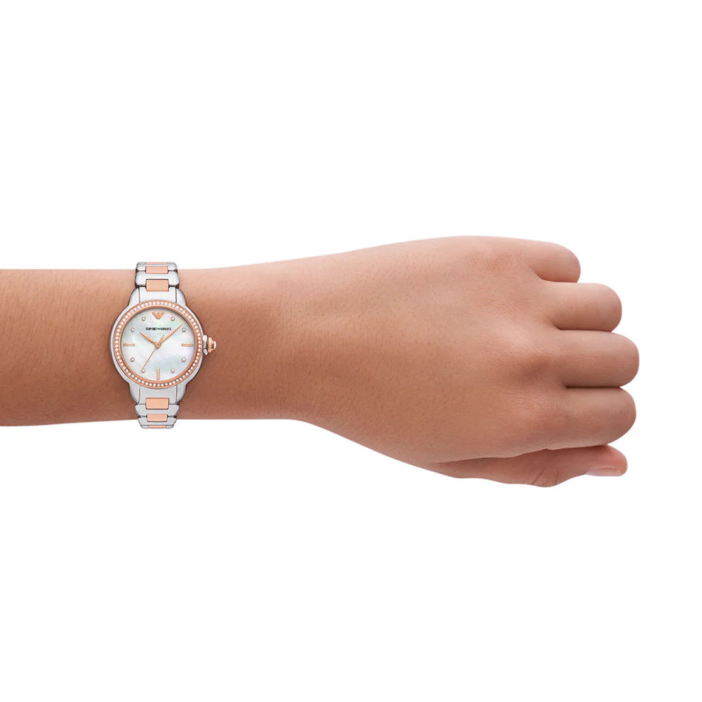 Emporio Armani AR11569 Mia Two Tone Womens Watch - Image 6