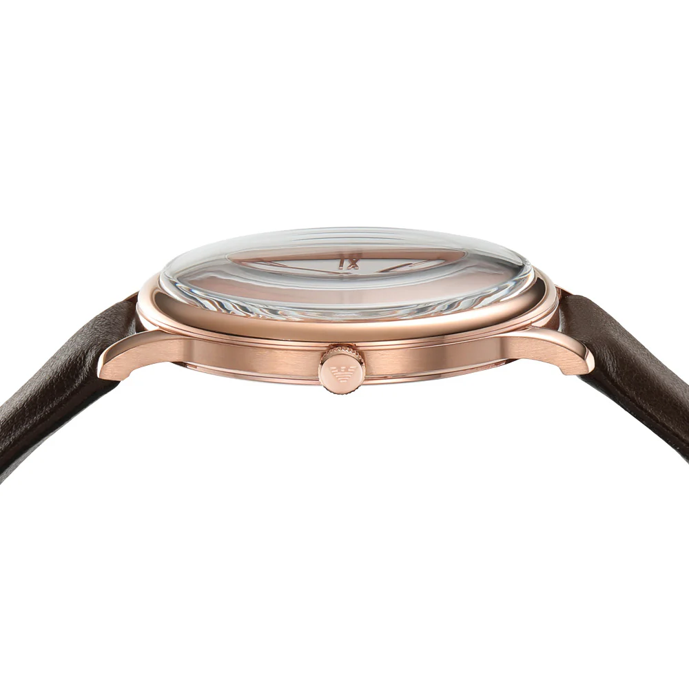 Emporio Armani AR11572 Minimalist Mens Leather Watch - Image 4