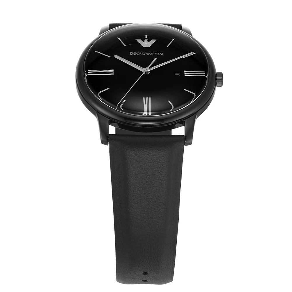 Emporio Armani AR11573 Minimalist Mens Leather Watch - Image 2