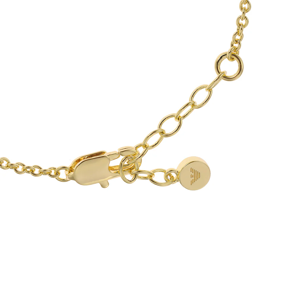 Emporio Armani Gold Plated Brass Sentimental CZ Bracelet - Image 3