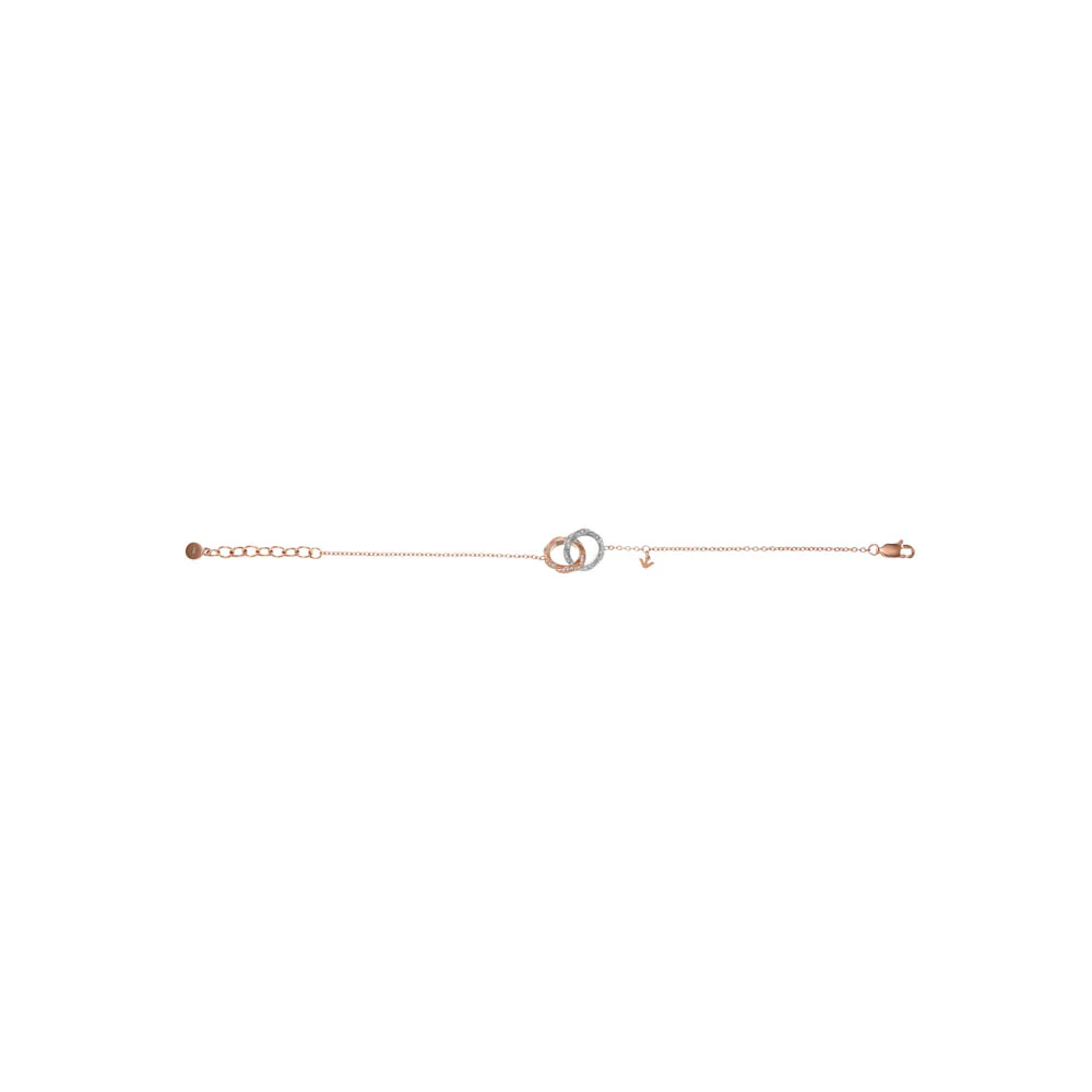 Emporio Armani Rose Gold Plated Stainless Steel Sentimental Logo Bracelet - Image 4